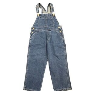 Y2K Kids Unisex Sz 6 Blue Jean Overalls Utility Vintage Inspired Rugged Outdoors